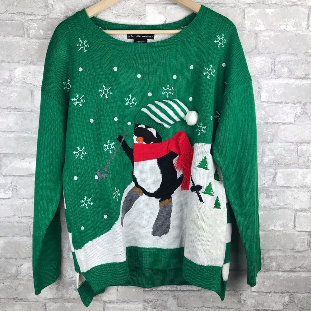 United States Sweaters | Penguin Christmas Sweater